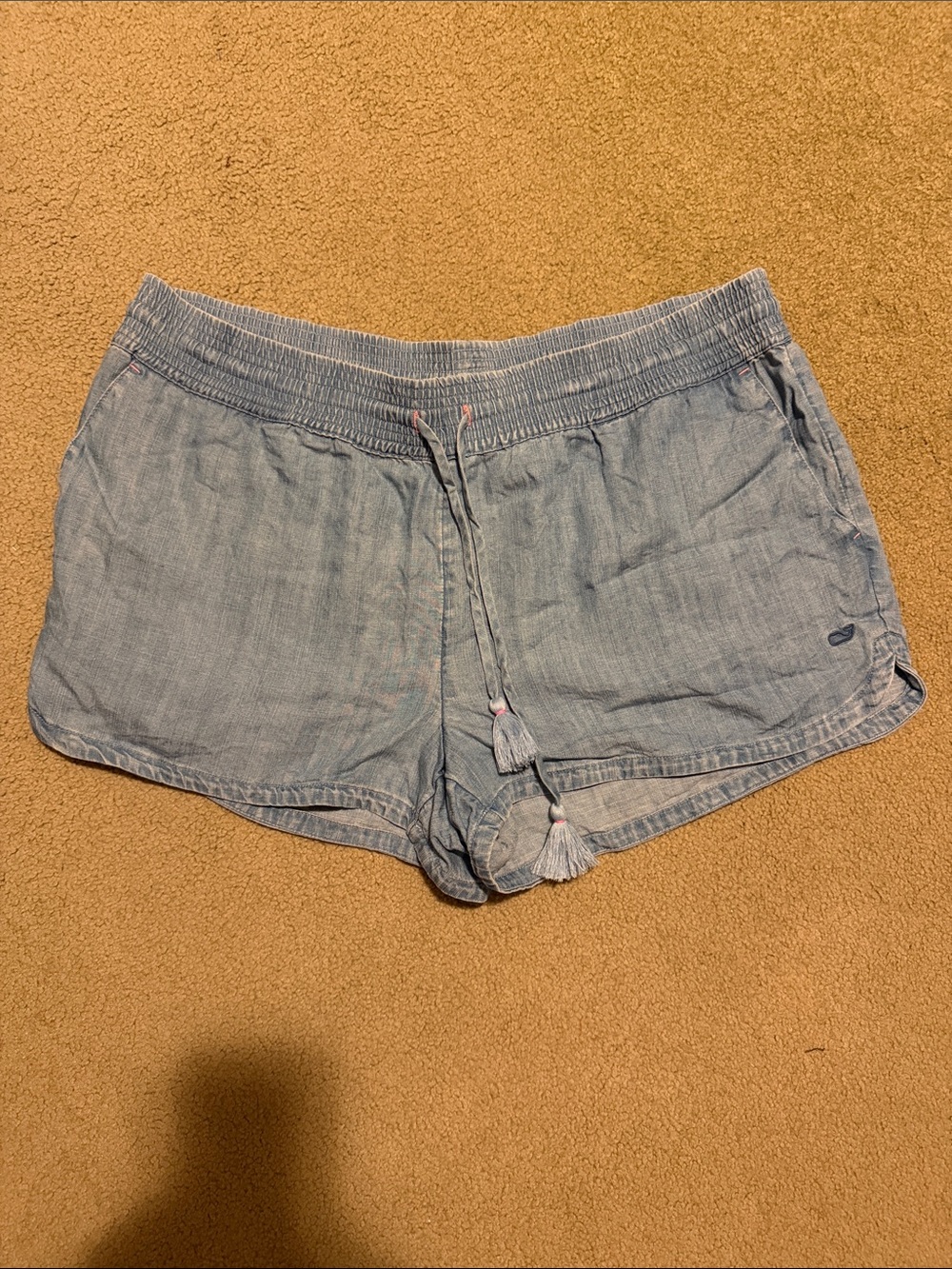 EUC Vineyard Vines Chambray Women's Drawstring Shorts